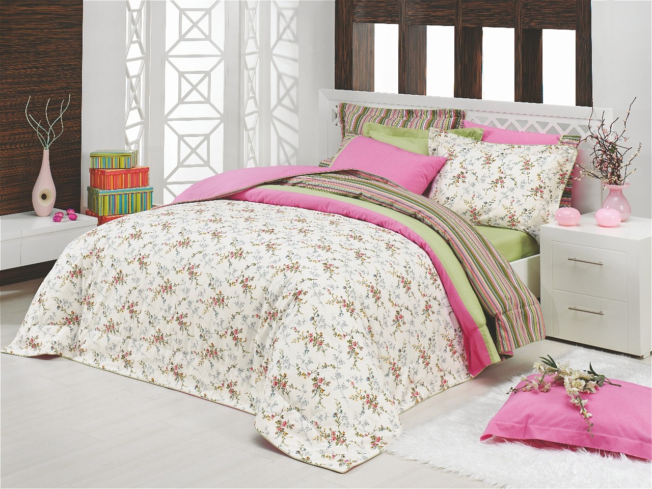 Home bedding. Nevresim. Gilan Pastel dəstləri.